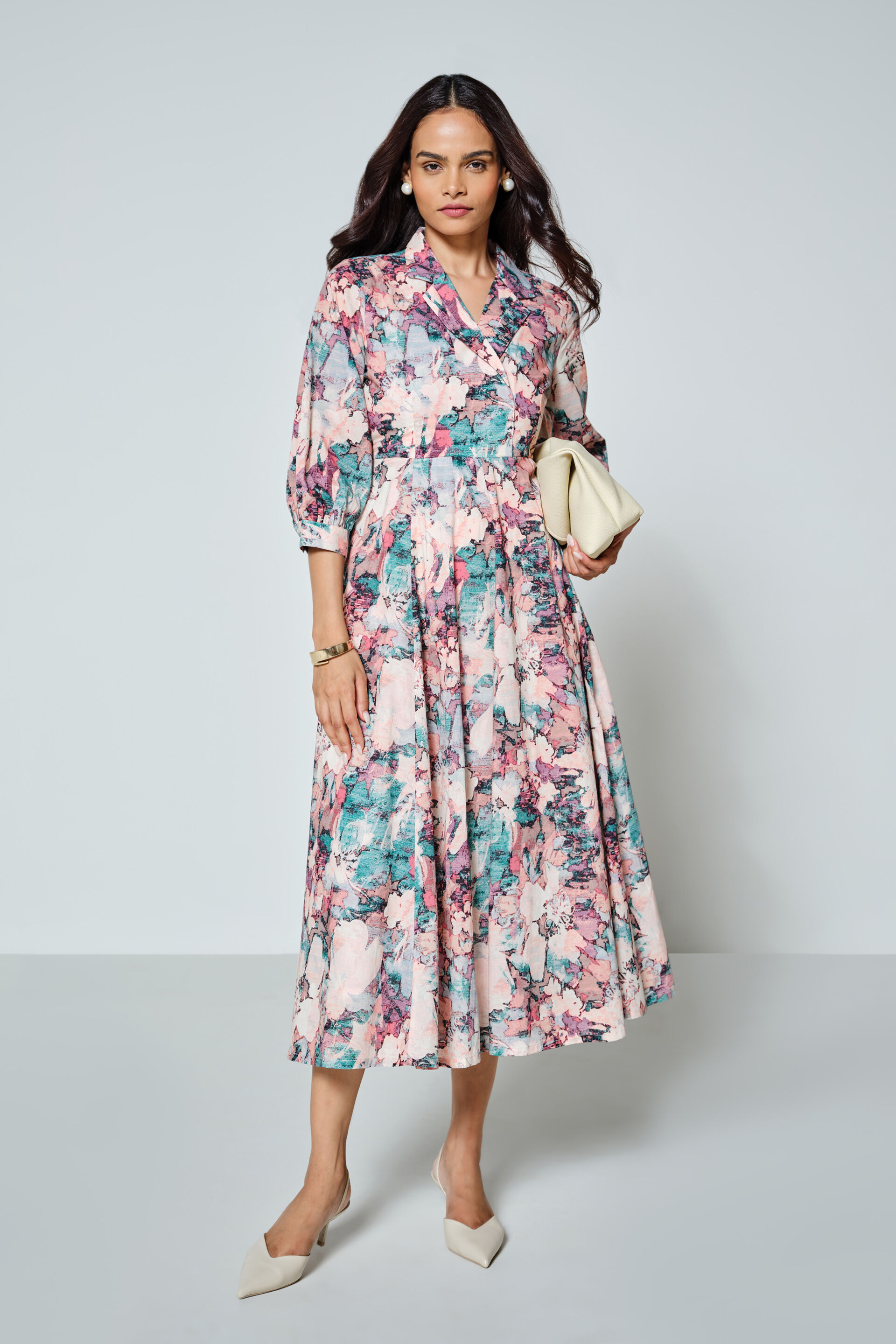 Larger Than Life Florals Maxi Dress, Multi Color, image 1